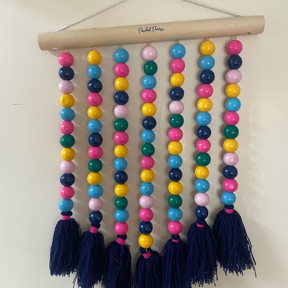 Other - Colorful Beaded Wall Hanging with Tassels
